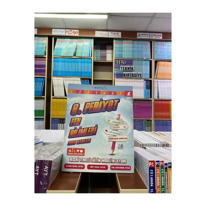 Netbil Yayıncılık 8. Sınıf Periyot Fen Bilimleri Soru Bankası