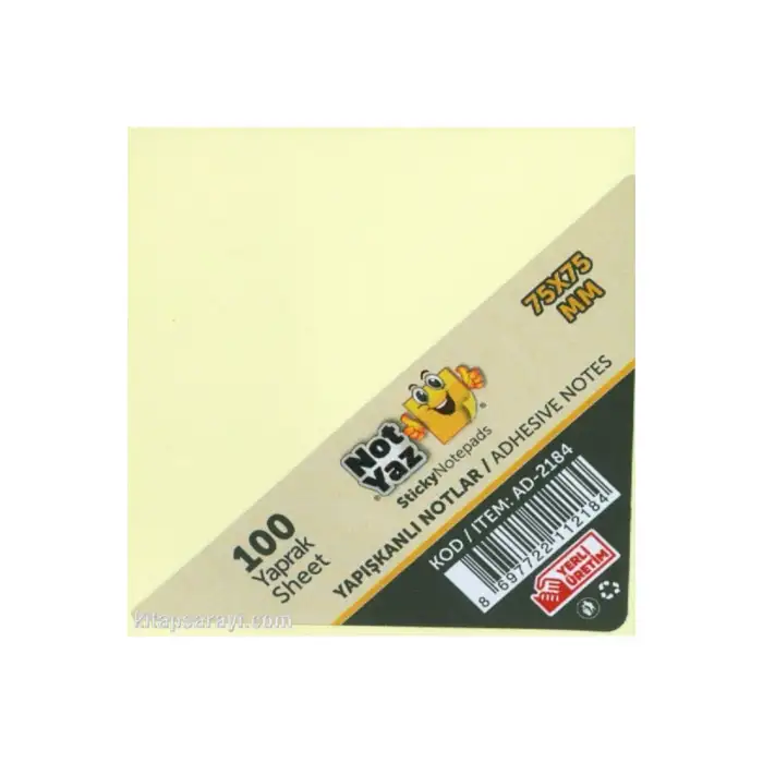 NOTYAZ ADVANTAGE STICKY NOTES 75x75