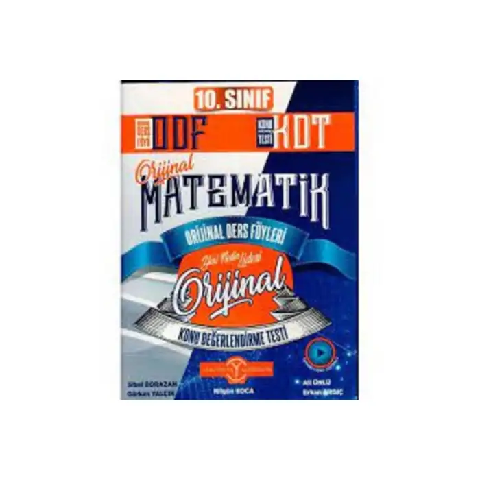 Orijinal Yayınları 10. Sınıf Matematik ODF KDT Seti