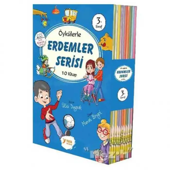 ÖYKÜLERLE ERDEMLER SERİSİ 10 KİTAP (3. SINIFLAR İÇİN)