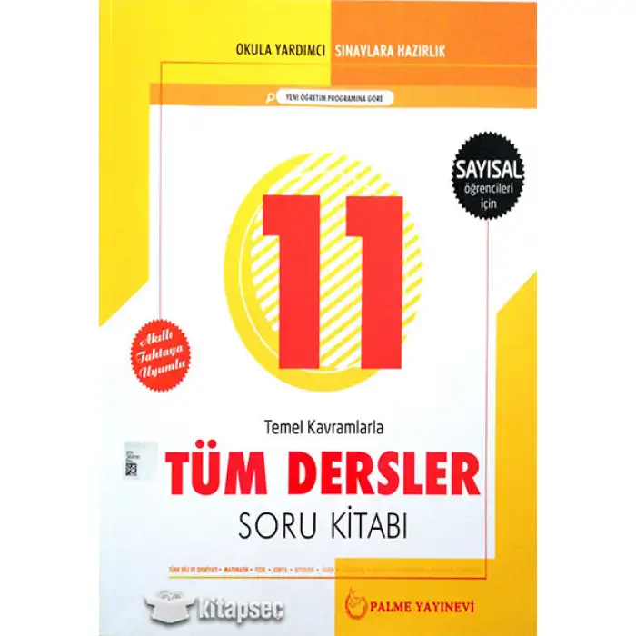 PALME 11 TÜM DERSLER SORU BANKASI