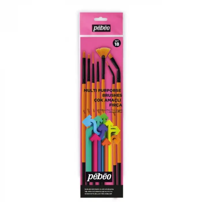 PEBEO SET-18 7Lİ FIRÇA TEZHİP VE MİNYATÜR SETİ