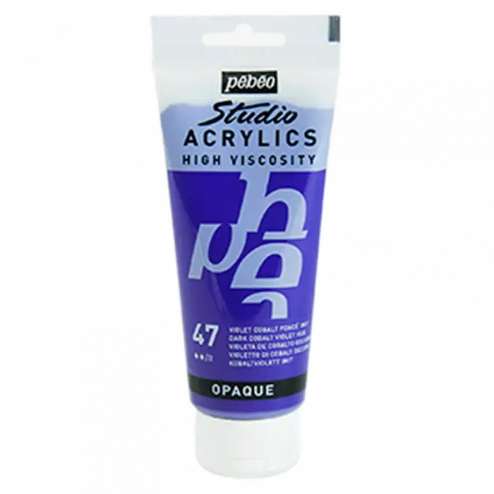 PEBEO STUDIO AKRİLİK BOYA 100 ML DARK COBALT VİOLAT