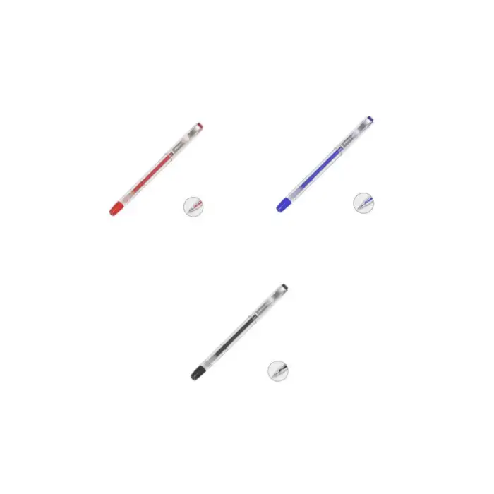 PENSAN MY-KING JEL METAL KLİPS KALEM SİYAH 0,5