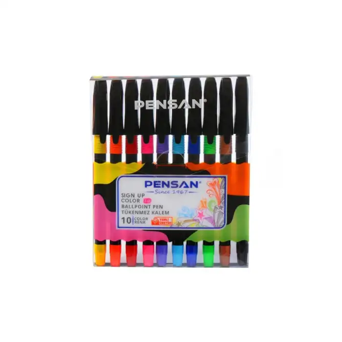 PENSAN TÜKENMEZ SIGN UP 1.0 2410 RENKLİ 10 LU SET
