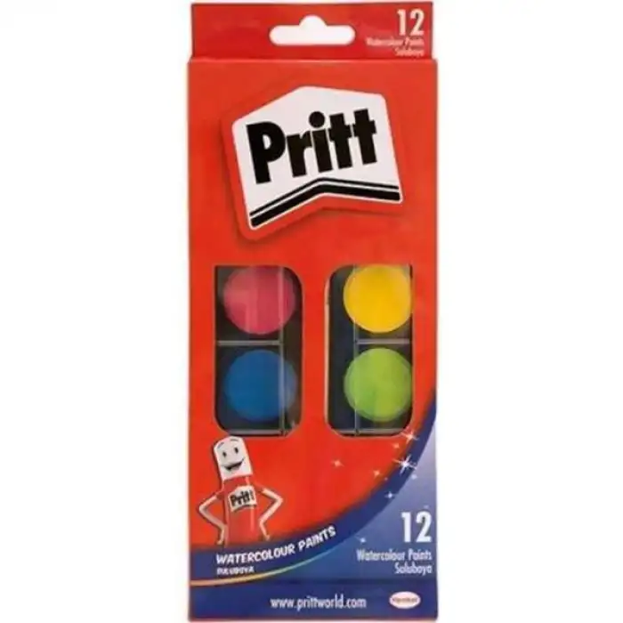 PRITT  12 Lİ SULUBOYA KARTON KUTU BÜYÜK