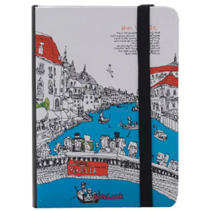 SCRIKSS AVRUPA KENTLERİ VENEDİK A6 ÇİZGİLİ NOT DEFTERİ