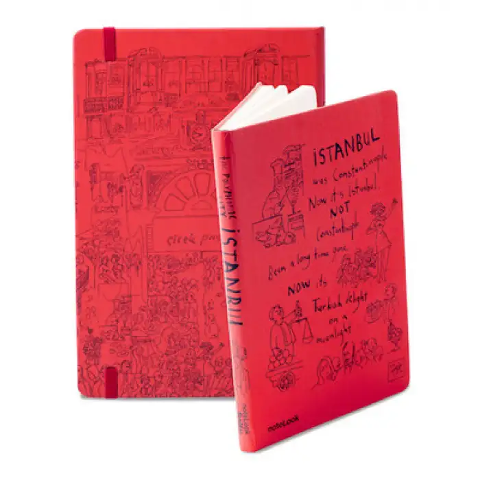 SCRIKSS İSTANBUL ÇİÇEK PASAJI A5  ÇİZGİSİZ NOT DEFTERİ