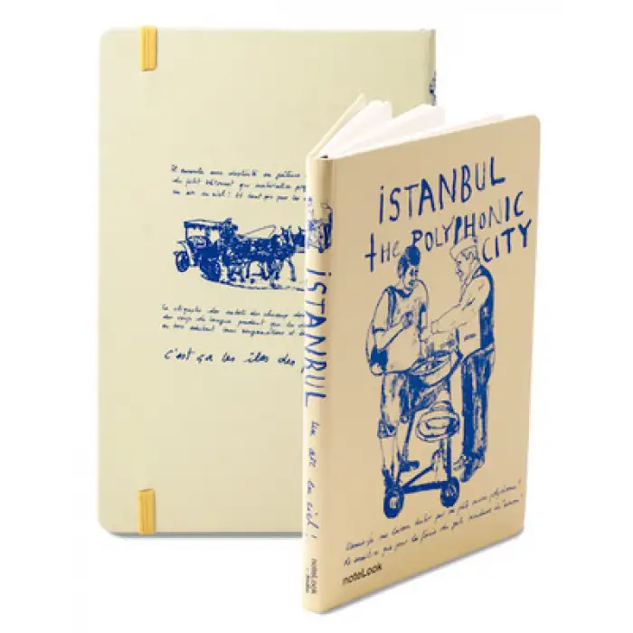 SCRIKSS İSTANBUL MACUN A5  ÇİZGİLİ NOT DEFTERİ