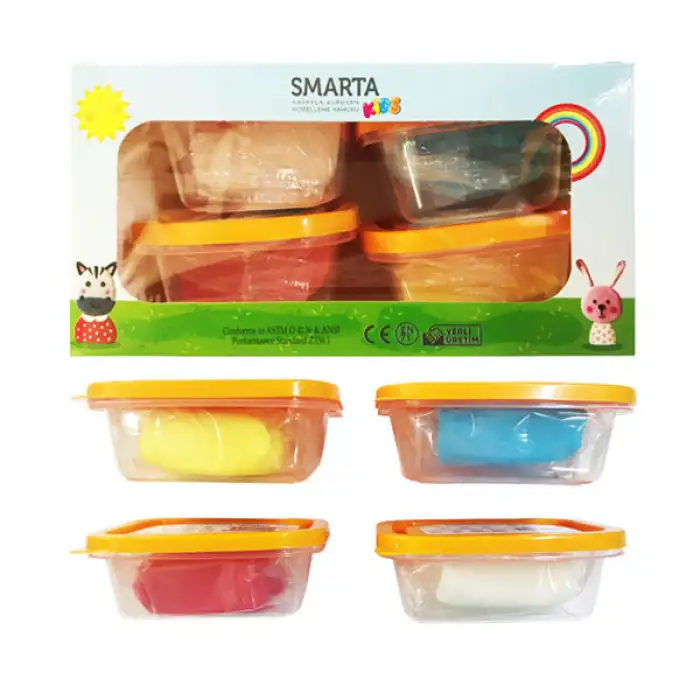 SMARTA KIDS 4x70Gr OKUL SETİ Byz-Krmz-Mavi-Sarı