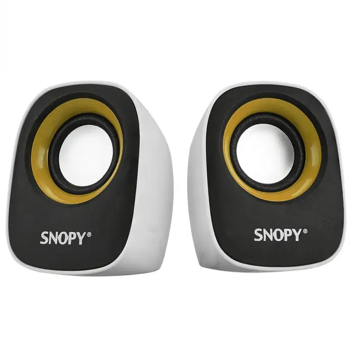 SNOPY SN-120 2.0 BEYAZ /SARI USB SPEAKER