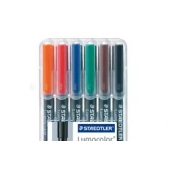 STAEDTLER 317 WP6 LUMOCOLOR PERMANENT MARKÖR 6LI SET