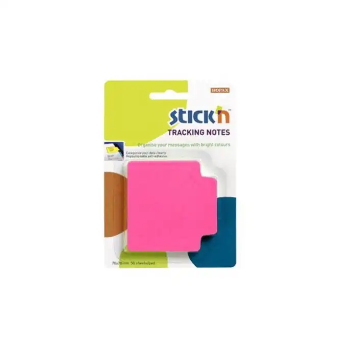Stıckn 70x70 Trackıng Notes Neon Pembe 50 yp