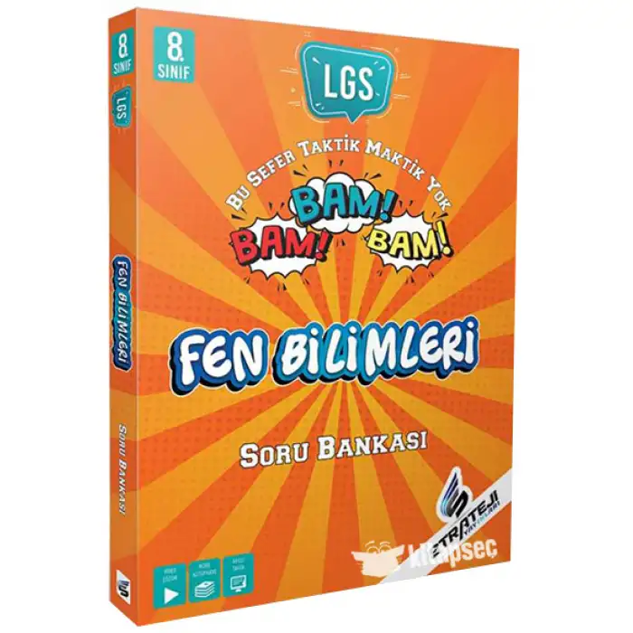 STRATEJİ 8.SINIF LGS FEN BİLİMLERİ SORU BANKASI