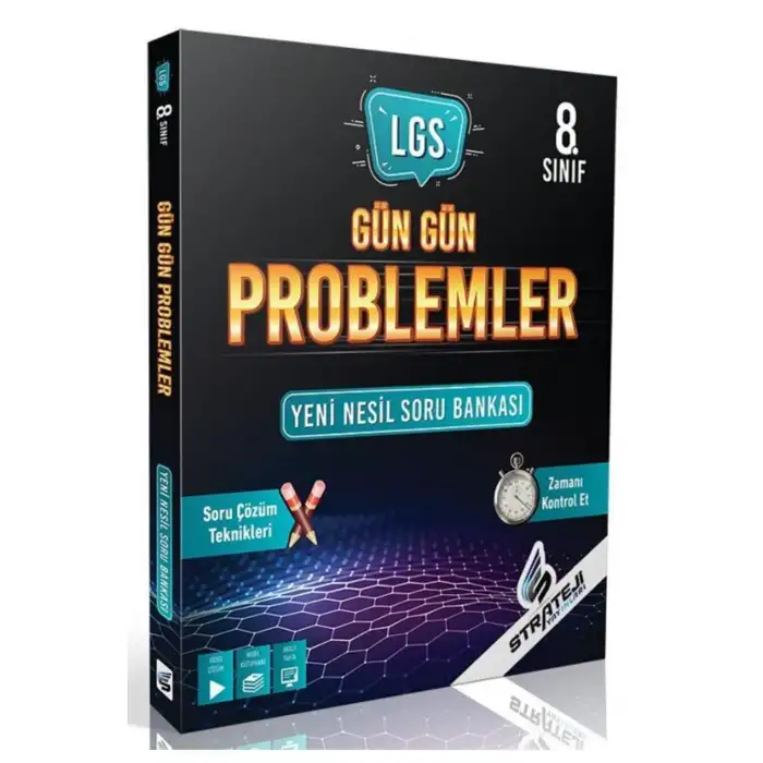 STRATEJİ 8.SINIF LGS MATEMATİK GÜN GÜN PROBLEMLER SORU BANKASI