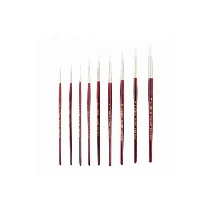 SÜDOR Sulu Boya Fırçası Sentetik Beyaz Kıllı 9