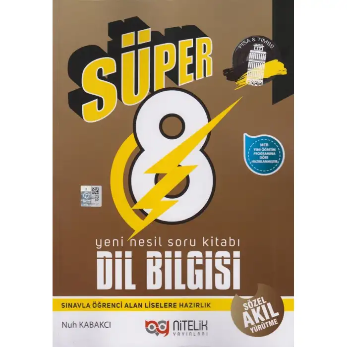 SÜPER 8 YENİ NESİL TÜRKÇE SORU KİTABI