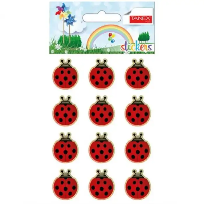 TANEX STICKER UĞUR BÖCEK-1 2 Lİ STC-202