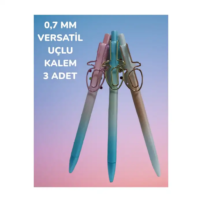 TAROS UNICK COLOR ÇİLEK KLİPSLİ RAİNBOW VERSATİL KALEM