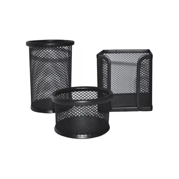 TEMAT MASA ÜSTÜ 3LÜ SET SİYAH