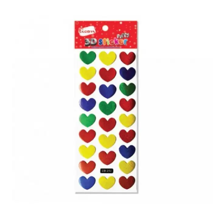 TEMAT TİCON.TPS-009/15 3D PUFFY STICKER MÜZİK ALET