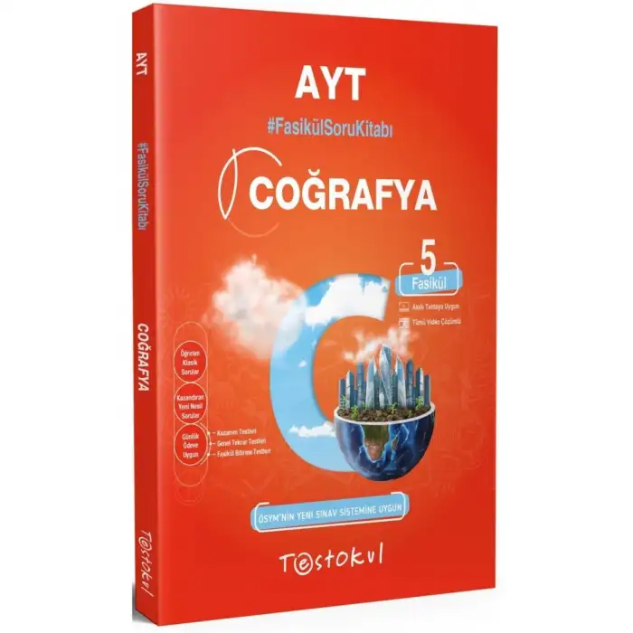 TEST OKUL YAYINLARI AYT COĞRAFYA FASİKÜL KİTABI