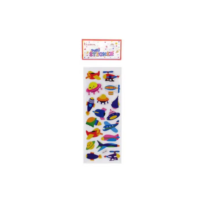 TİCON.TPS-013/2.PUFFY STICKER UÇAK