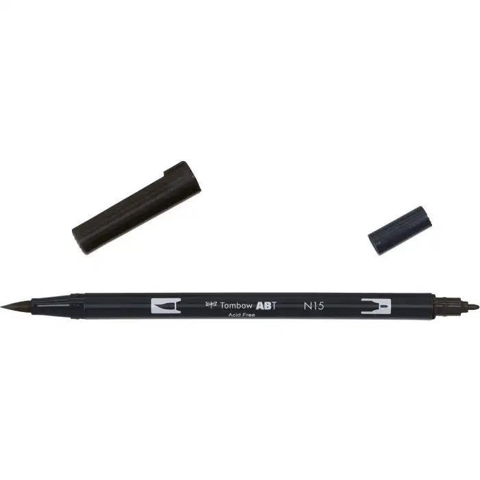 Tombow Brush Abt N15 Grafik Kalemi Black