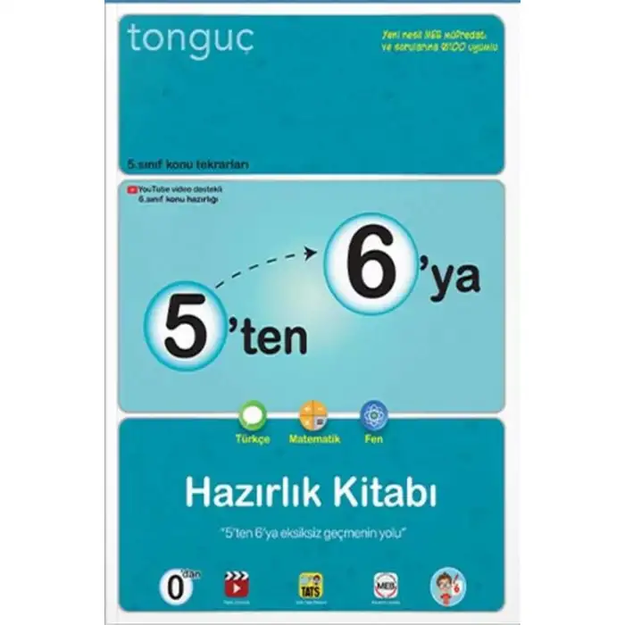 TONGUÇ YAYINLARI 5TEN6YA HAZIRLIK KİTABI