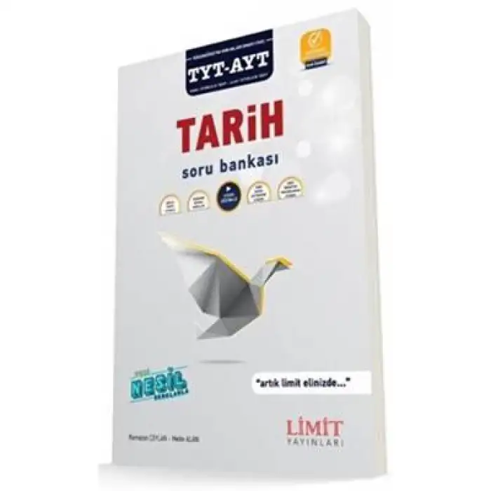 TYT AYT Tarih Soru Bankası Limit Yayınları