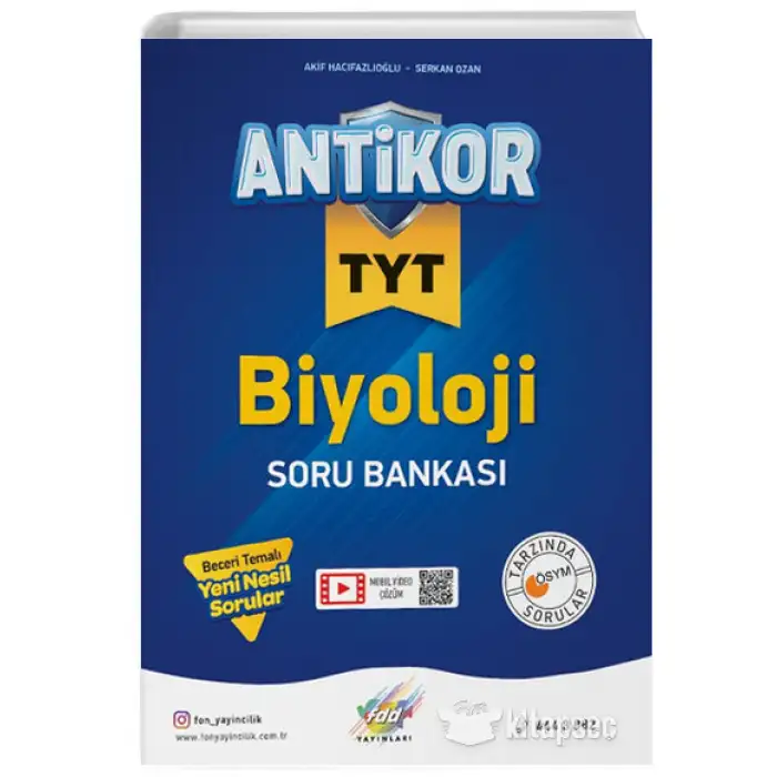 TYT BİYOLOJİ Antikor Soru Bankası Antikor Yayınları