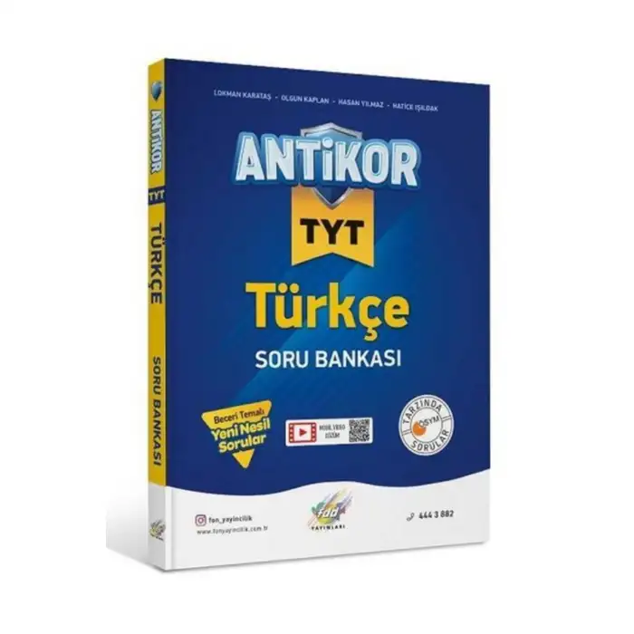 TYT Türkçe Antikor Soru Bankası Antikor Yayınları