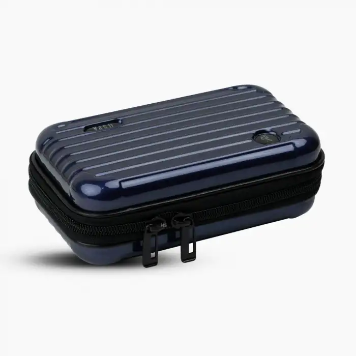 U.S. POLO Assn. Metalik Lacivert El Çantası Plklk8337