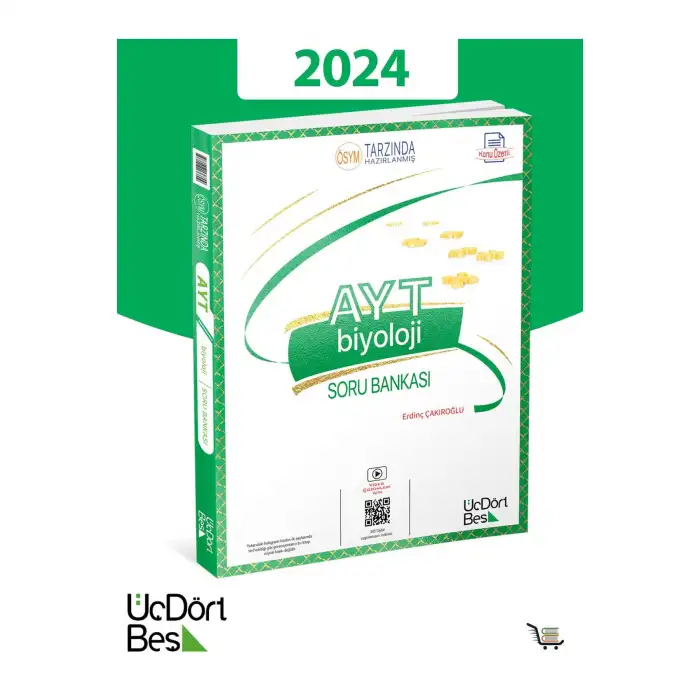 Üç Dört Beş 2022 Model AYT Biyoloji Soru Bankası