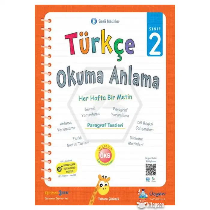 ÜÇGEN 2. Sınıf TÜRKÇE Okuma Anlama