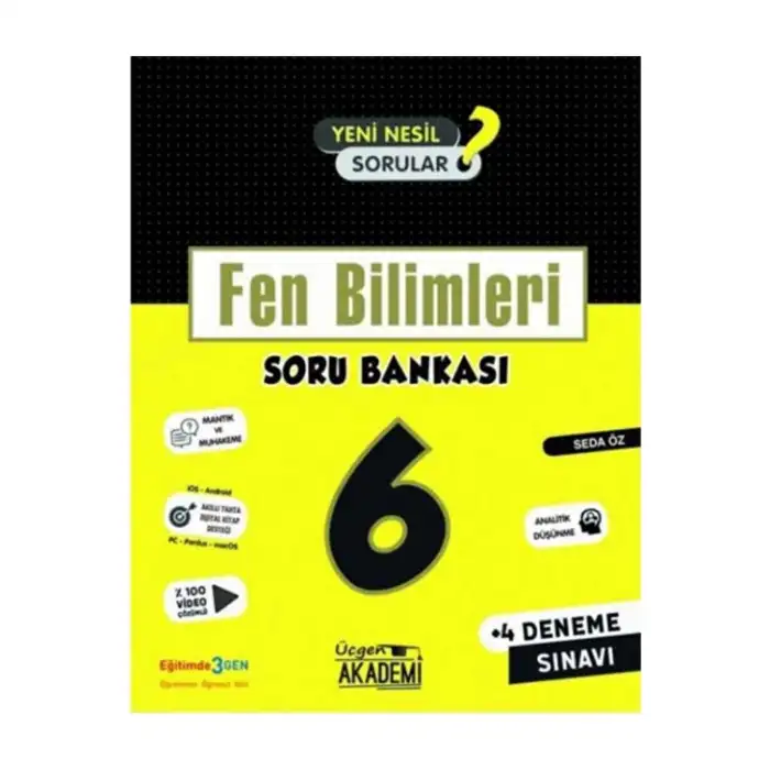 ÜÇGEN 6. Sınıf - FEN BİLİMLERİ - Soru Bankası