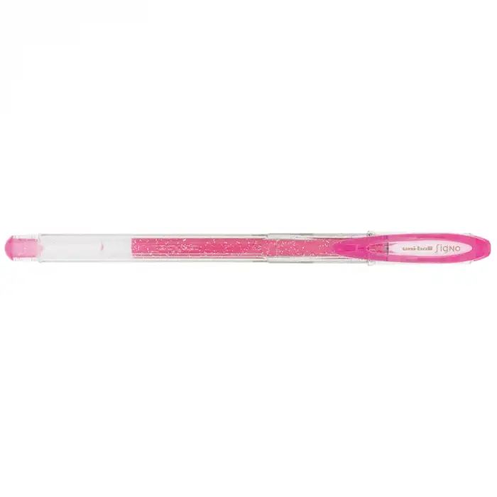 UNI BALL SPARKLING UM-120SP 1.0 SİGNO SİMLİ TÜKENMEZ KALEM PEMBE
