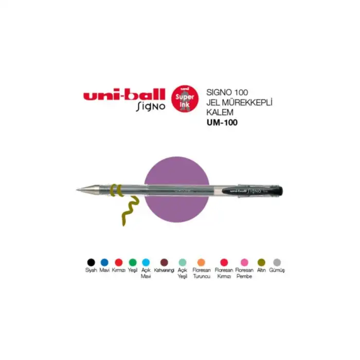 UNİ JEL KALEM SIGNO UM-100 0.7 YEŞİL