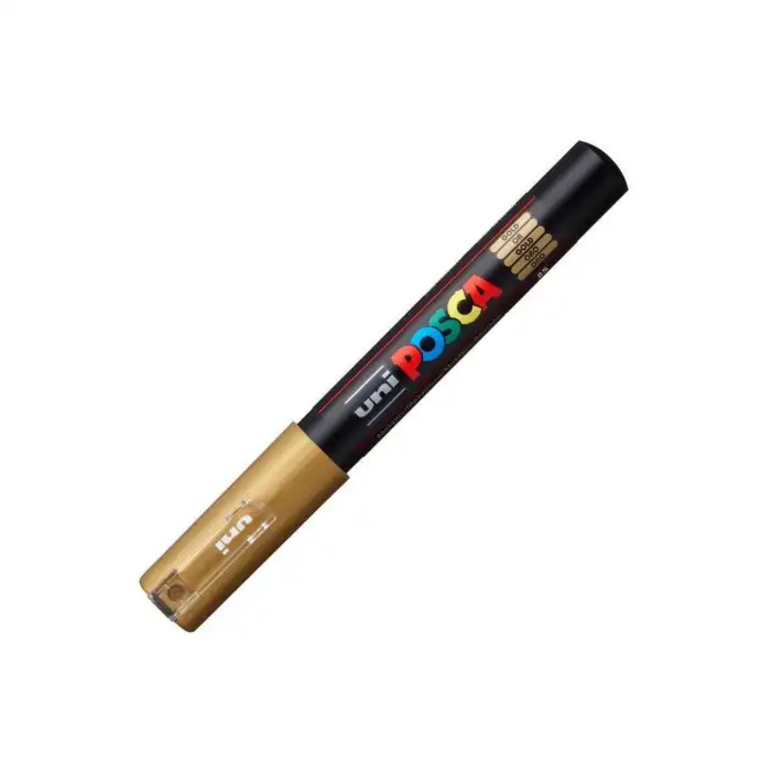 UNİ POSCA SU BAZLI POSTER MARKER 0.7 ALTIN