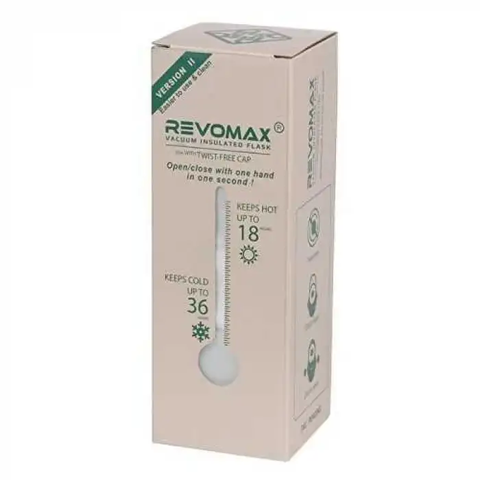 VAGON LIFE REVOMAX PASLANMAZ ÇELİK / VAKUMLU 473 ML MATARA BEYAZ