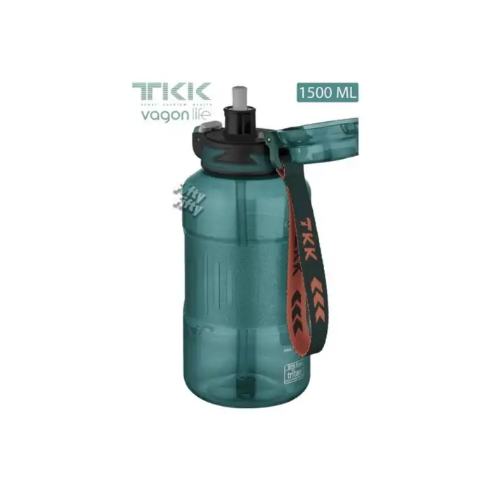 Vagon Life Tkk Su Matarası 1500 ml YEŞİL 1021