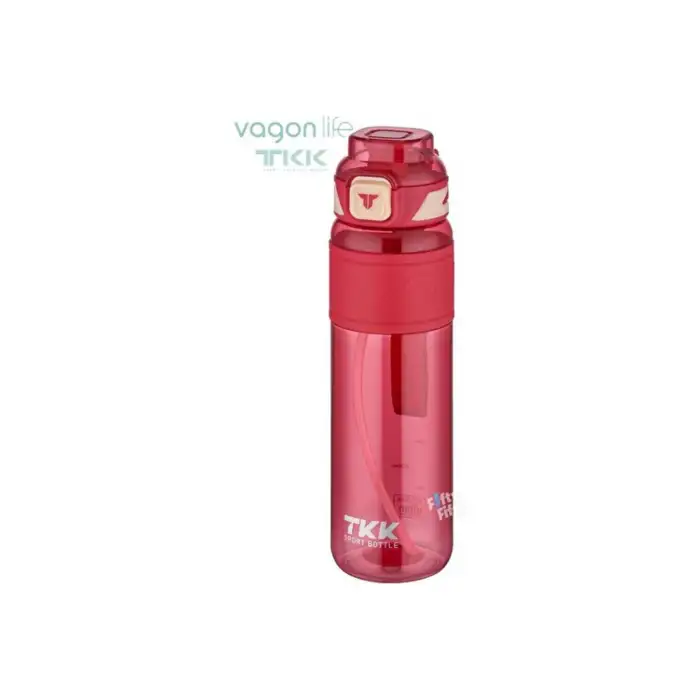 VAGONLİFE T1020 TKK PİPETLİ SÜZGEÇLİ TRİTAN MATARA PEMBE 1000ml