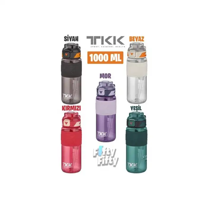 VAGONLİFE T1020 TKK PİPETLİ SÜZGEÇLİ TRİTAN MATARA YEŞİL 1000ml