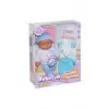 BEBELOU TUVALET ZAMANI SESLİ BEBEK SETİ 35 CM.