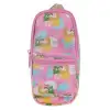 KAUKKO NATURE JUNIOR BAG KALEM ÇANTASI (PINK SLOTS)