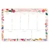 KESKİN HAFTALIK PLANNER BLOK PEMBE ÇİÇEK