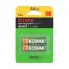 KODAK SARJLI 2Lİ KALEM PİL 2600mAH