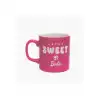 MACMUG 381174 BARBIE MUG EXTRA SWEET PEMBE-BEYAZ SERAMİK KUPA
