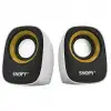 SNOPY SN-120 2.0 BEYAZ /SARI USB SPEAKER