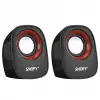 SNOPY SN-120 SİYAH KIRMIZI USB SPEAKER